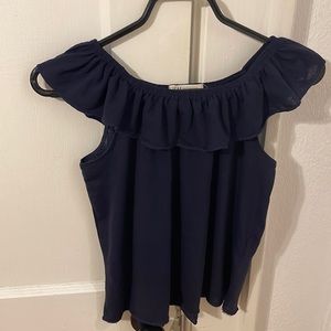 H&M Navy Blue Top